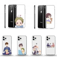 school babysitters ryuichi kashima phone case transparent soft for iphone 12 11 13 7 8 6 s plus x xs xr pro max mini