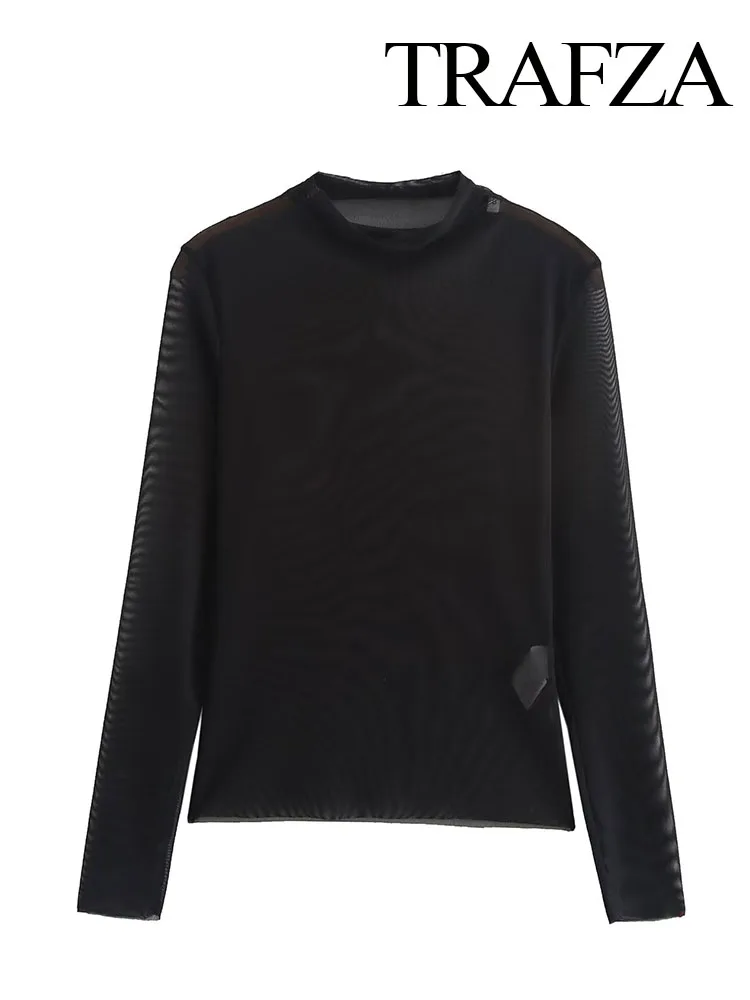 Женская водолазка с длинным рукавом и принтом 3 цвета