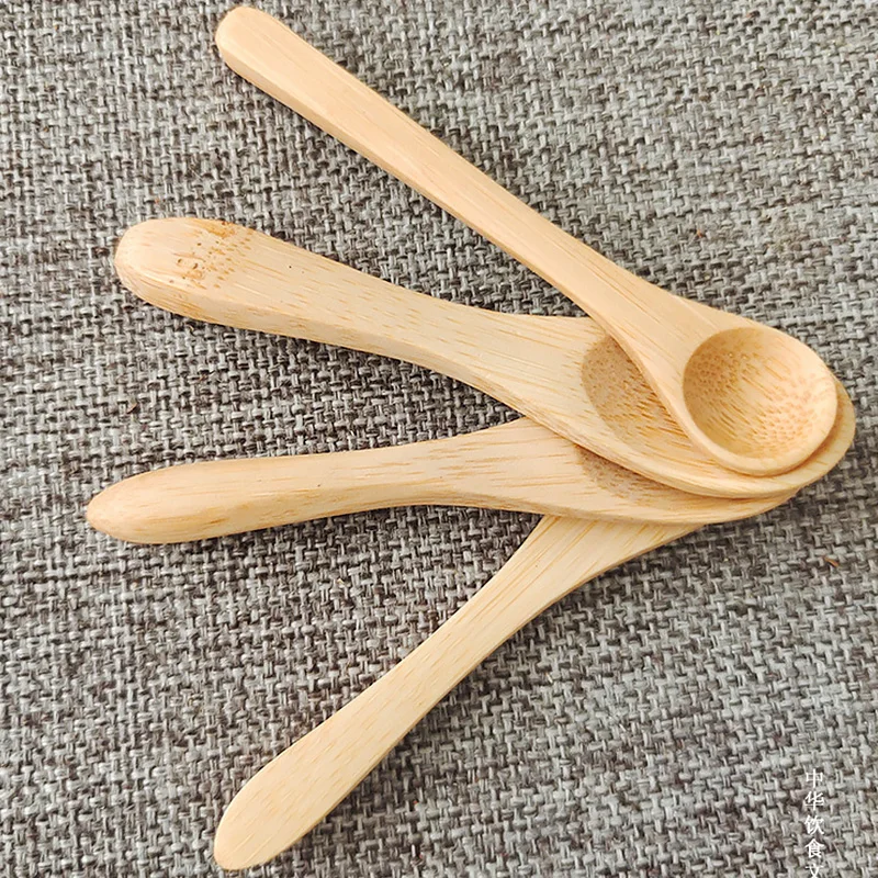 

Wooden Dessert Spoon Ice Cream Coffee Tea Honey Seasoning Mini Spoon Tableware Kitchen Useful Things Delicate And Compact