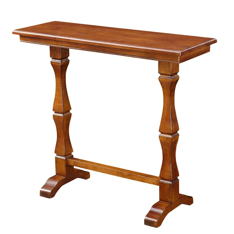 Американский барный стол из массива дерева домашний настенный для гостиной