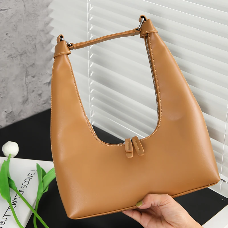 

Женские сумки, распродажа 2023, модные дизайнерские маленькие сумочки из искусственной кожи на молнии, летние однотонные универсальные простые сумки под подмышки