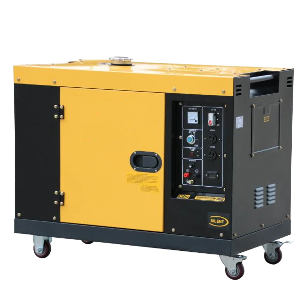 Портативный двухфазный Бесшумный Генератор переменного тока 5 кВт 6 7 8 10