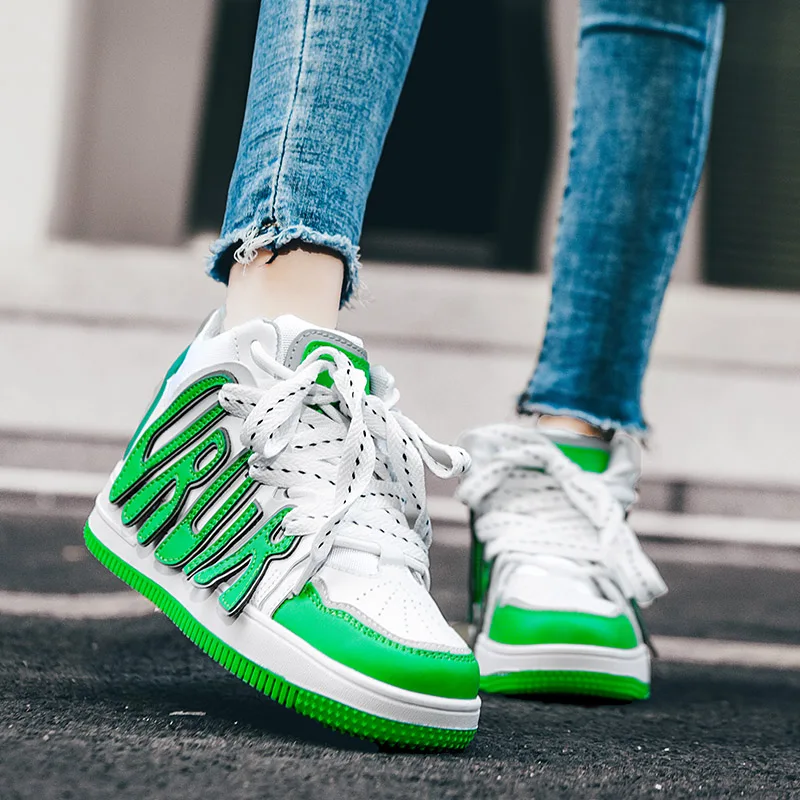 Uninsex Shoes Men Skatebord Shoes Women High-top Couple Skatebording Shoes Designer Comfortable Walking Leather Casual Sneakers