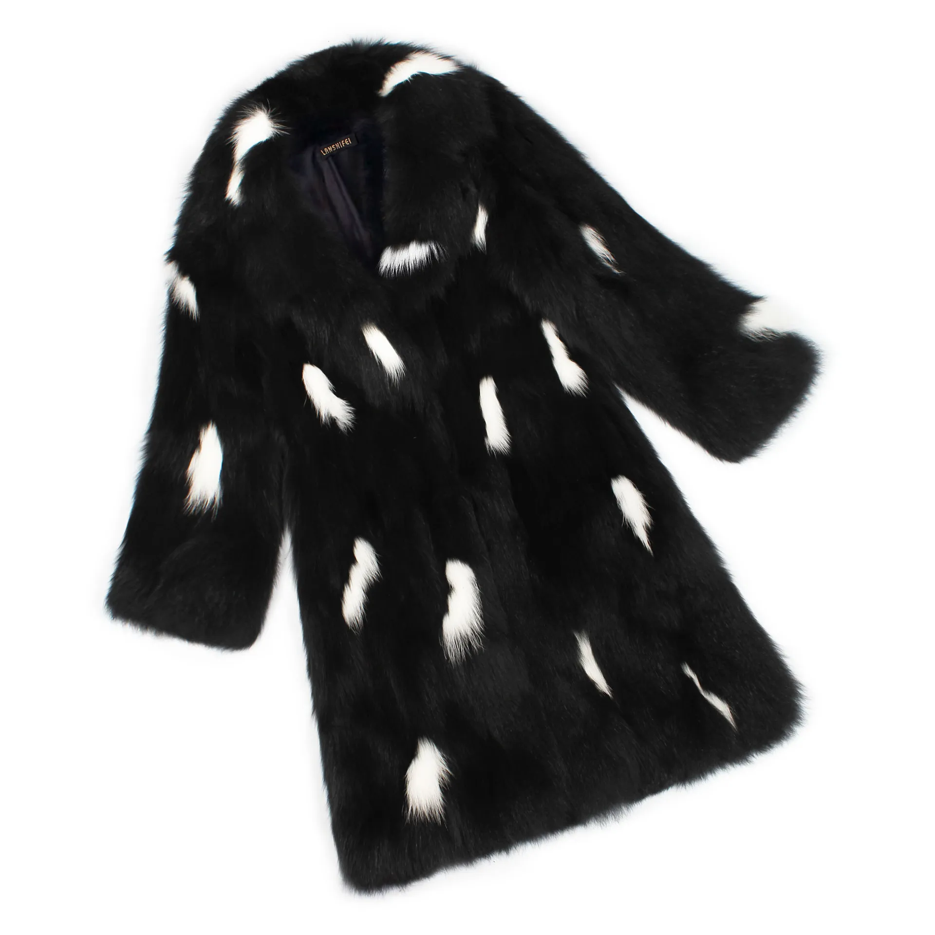 Women's Leather Fur Coat Fall Winter Fashion Imitation Fur Coat Top Female Faux Fur Coat