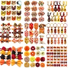 50 осенних принадлежностей для домашних животных, бандана для собак на День Благодарения, Женский галстук-бабочка для маленьких собак, аксессуары для ошейника для домашних животных, банты для шерсти собак