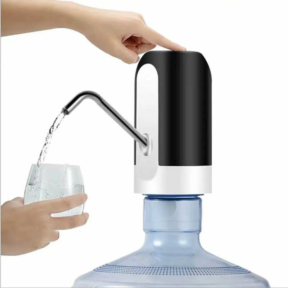 2021 New Water Bottle Pump USB Charging Automatic Electric Dispenser Auto Switch Drinking | Дом и сад