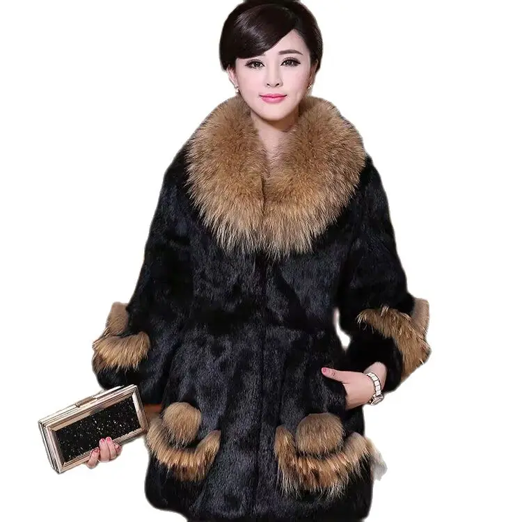 100% натуральный мех холодная зимняя куртка с полным мехом женская из натурального