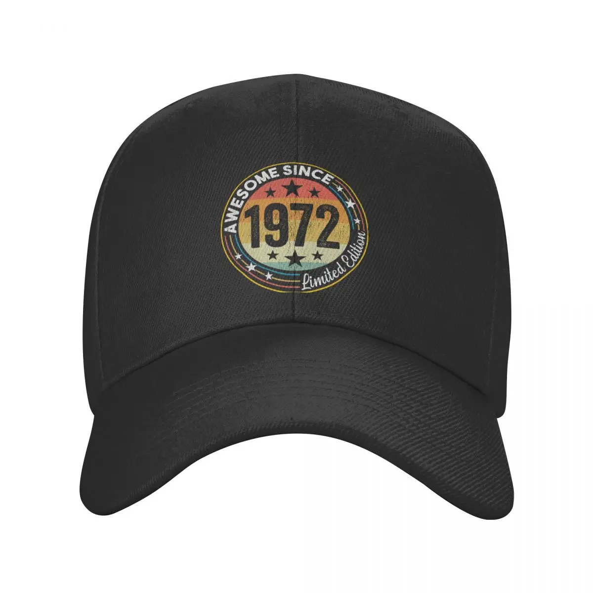 

Personalized Awesome Since 1972 Limited Edition Baseball Cap for Men Women Breathable 50th Birthday Trucker Hat Sports