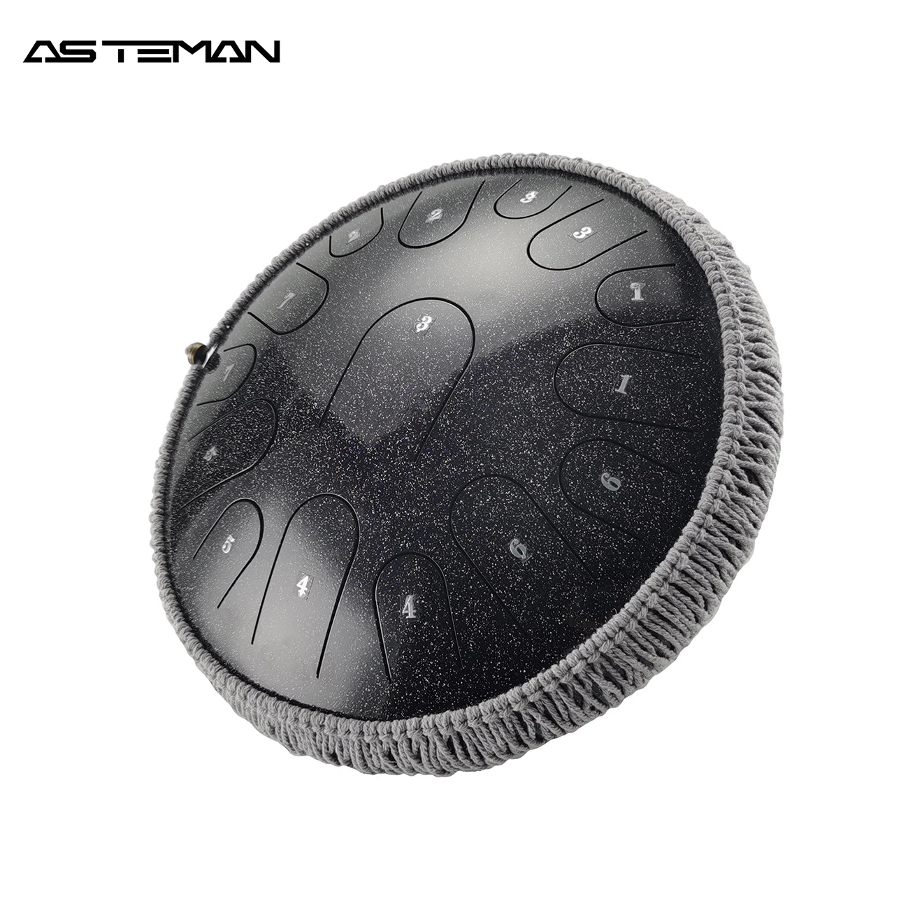 

ASTEMAN Steel Tongue Drum Star series Starry Black 14 inch 15 tone C key Lotus Steel Tongue Drum