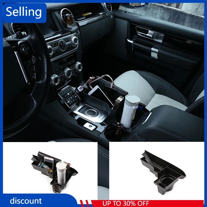 

For Land Rover Discovery 4 LR4 2010-2016 LHD and RHD Accessories Car Door Center Console Multifunction Storage Box Phone Tray