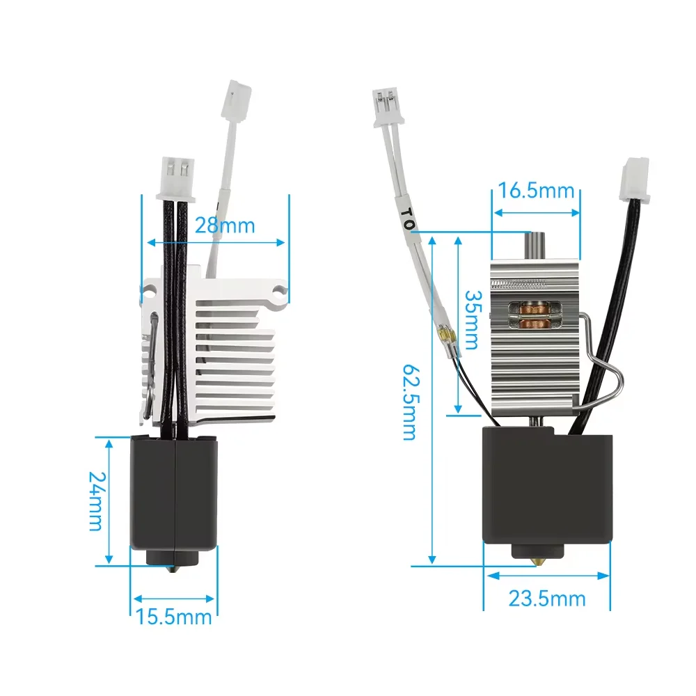 Латунный нагревательный блок для Anycubic Kobra 3 & Combo Hotend