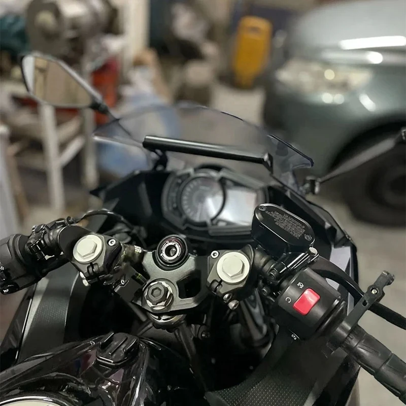 Кронштейн для GPS-навигатора держатель Поддержка крепления KAWASAKI NINJA400 NINJA 400 250