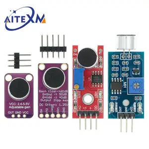Sound Sensor Module Sound Control Sensor MAX4466 MAX9814 Switch Detection Whistle Switch Microphone Amplifier For Arduino