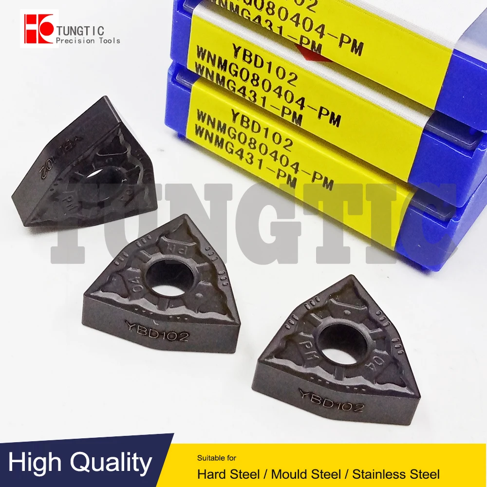 

TUNGTIC WNMG 080404-PM WNMG080404-PM Turning Inserts Carbide Cutter For Cast Iron