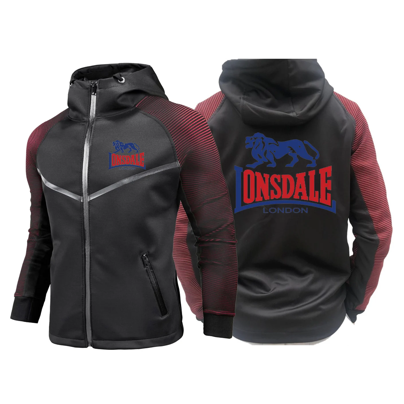 Весна и осень 2022 Lonsdale куртки на молнии индивидуальные Гоночные Костюмы мужские