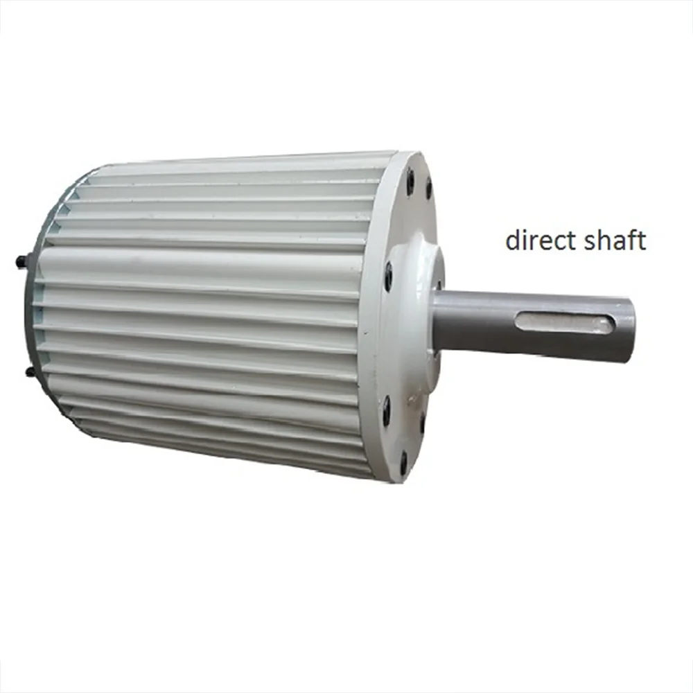 

Factory price Big Generator AC Alternators 1kw 5kw 10kw 24V 48V 220V Gearless Permanent Magnet Low RPM For Wind Water Turbine