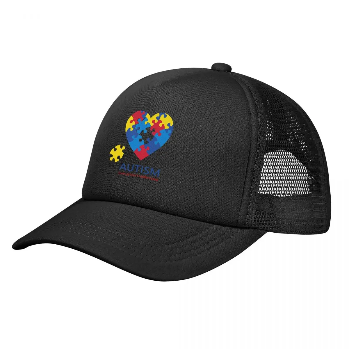 

Autism Awareness Baseball Cap Summer Breathable Mesh Hat Sport Sun Protection Shield Men's Mesh Caps