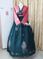 ladies hanbok korean original imported fabric new improved hanbok stage hanbok to dry clean stage performance clothing