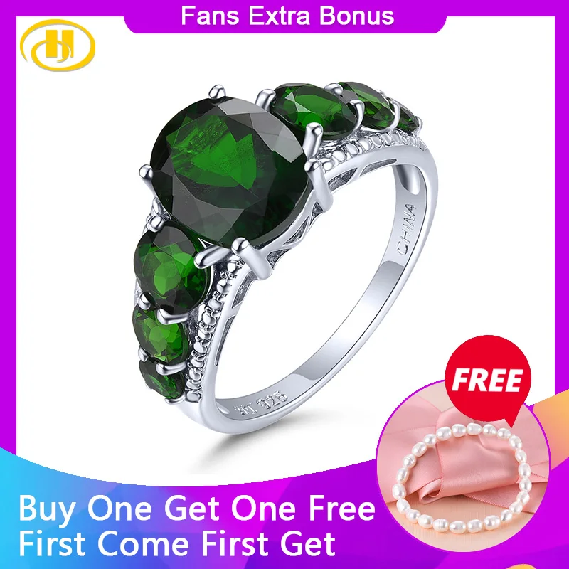 

Natural Oval 10x8mm Chrome Diopside Solid 925 Sterling Silver Ring Classic Elegant Gift for Women