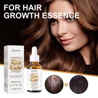 fermented rice water serum hair growth essence anti hair loss dry frizzy damaged thinning hair nourishing hair care essence oil