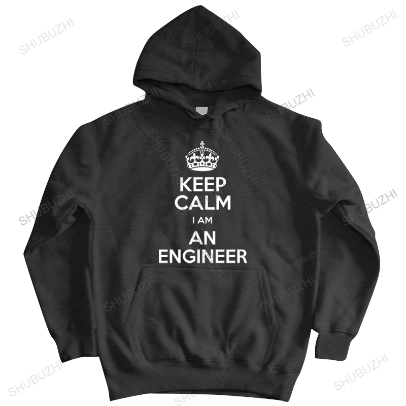Keep Calm I'm an Engineer sweatshirt Funny Engineering Gift Mens winter coat Cotton Homme Tops pullover bigger size