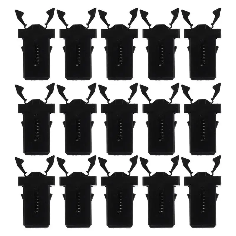 

50pcs Trash Can Plastic Lock Self-Locking Switch Replacement Catch Compatible Lid Bin Latch Repair Clip