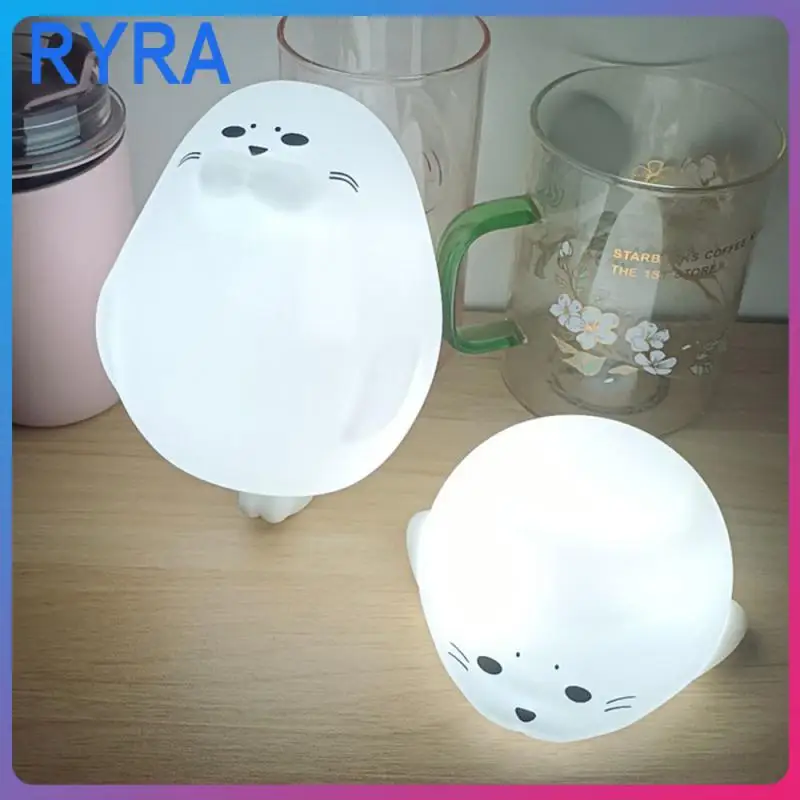 

Suitable For Various Scenarios Rechargeable Plug-in Night Light Create A Bedtime Atmosphere Easy To Operate Night Light