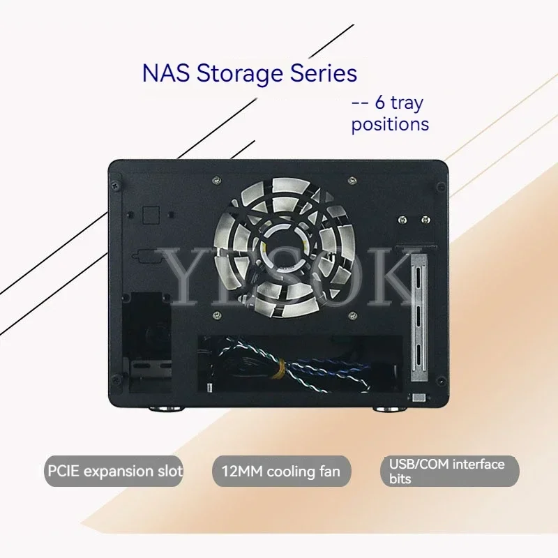 6-дисковый корпус Nas гибкая мощность USB-сервер с возможностью горячей замены