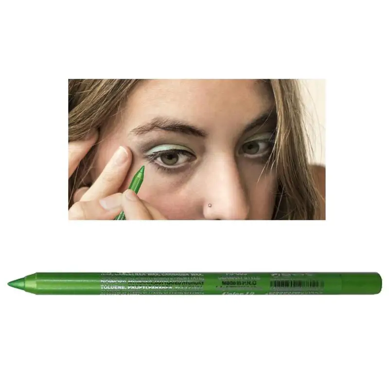 

Green Color Long-lasting Eyeliner Pencil Waterproof Pigment Green Eyeliner Pen Women Color Eye Makeup Cosmetics Color Eyeliner