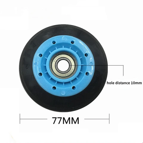 Опорный ролик для сушилки, диаметр 77 мм, для сушильной машины, колесо для сушки одежды