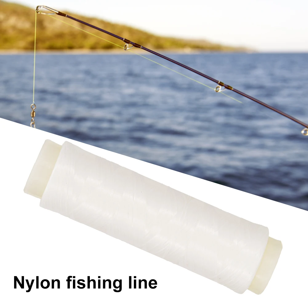 

1 Spool Fishing Line Highly Tensile Abrasion Resistant Nylon Bait Wire Elastic Thread Fishing Tackle Accessory Not Easy to Break