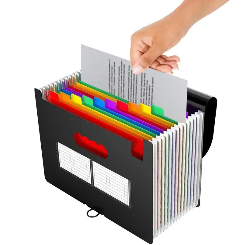 

Органайзер для файлов «гармошка», расширяющаяся папка для файлов, папка для документов формата А4, портативная бумага для документов, органайзер для документов