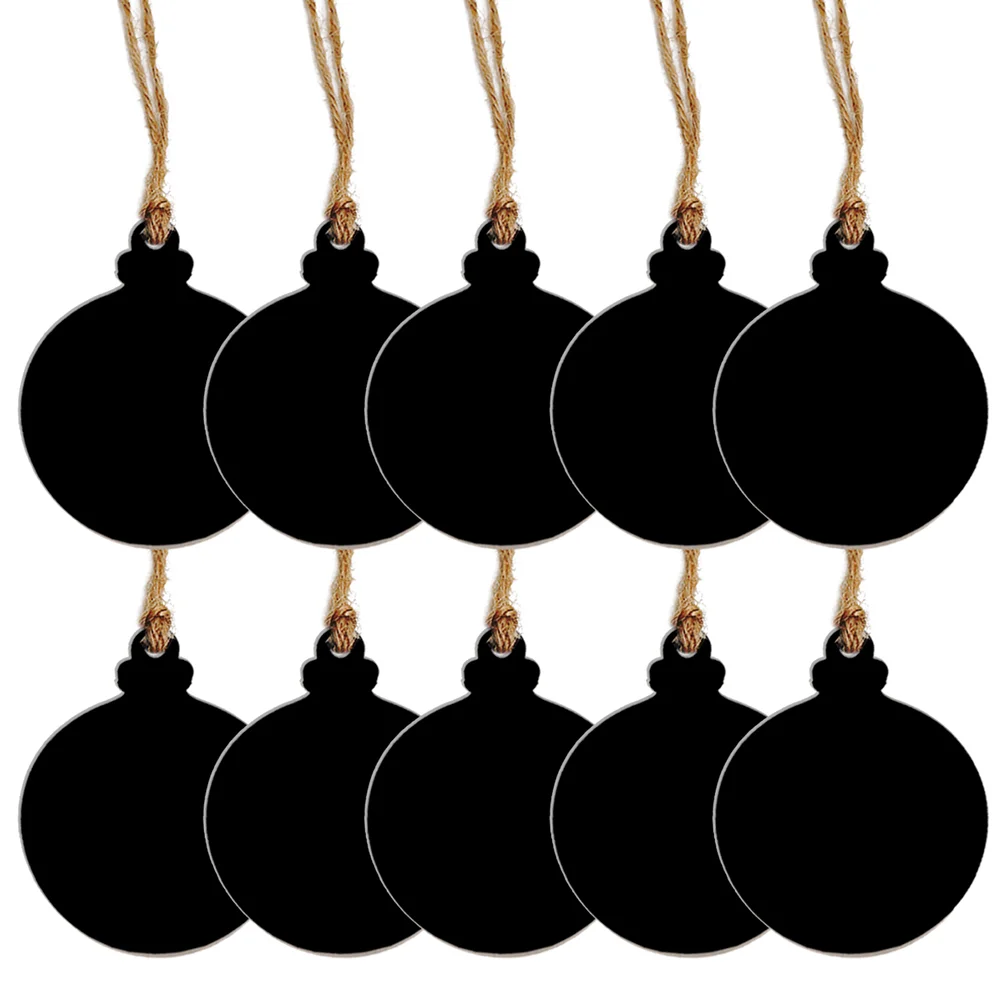 

10PCS Double Sides Heart Shape Double Holes Creative Decorative Lanyard Pendants for DIY Festivals Decor