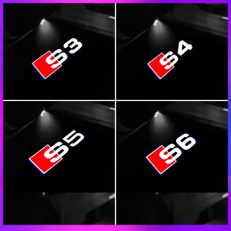 2 шт. аксессуары для автомобильной двери Audi S3 S5 S4 S6 RS3 RS4 RS5 RS6