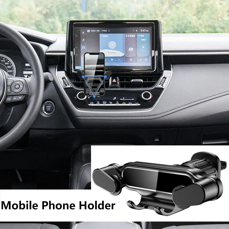 

Гравитационный Автомобильный держатель для телефона для Toyota думатор 2022 крепление на вентиляционное отверстие подставка для мобильного телефона универсальные аксессуары для поддержки GPS