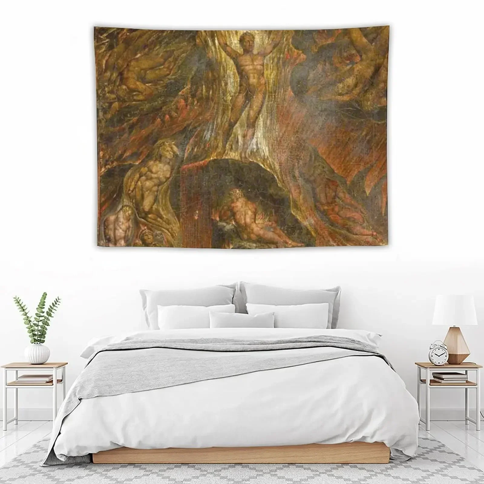 Настенный Гобелен высокой четкости с изображением сатаны призванных его