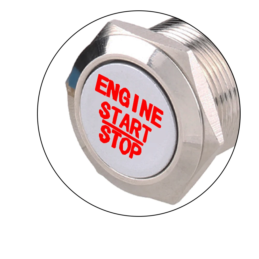 

Металлическая кнопка Зажигания, 16/19/22 мм