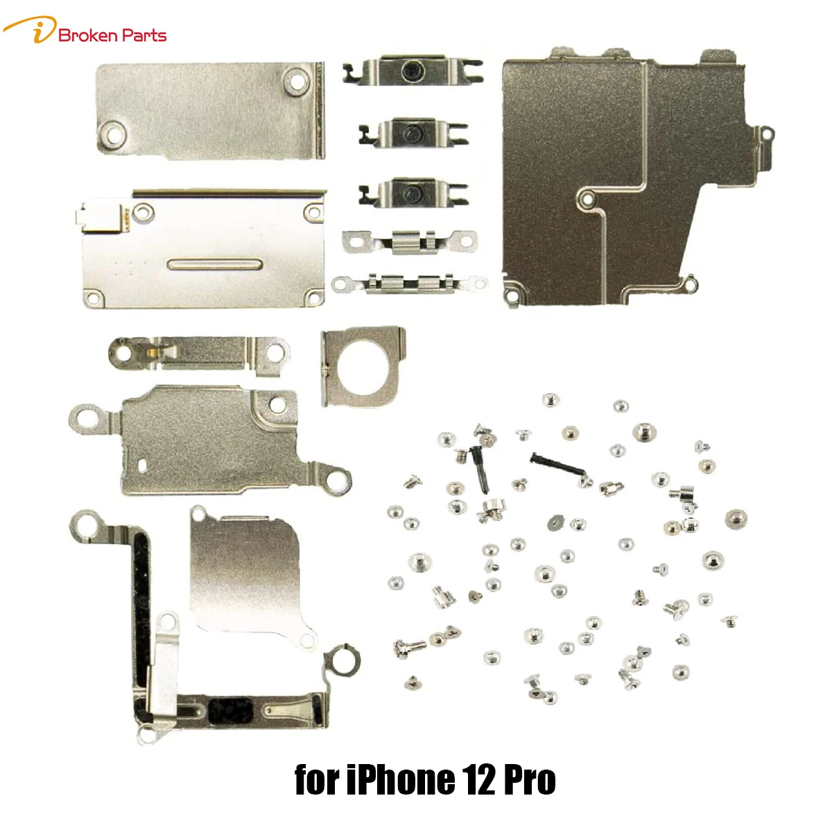 

For iPhone 11 12 13 pro Max 12mini 13mini Bracket Full Screw Set Inner Complete Metal Shields Holding Cover Brackets Screws