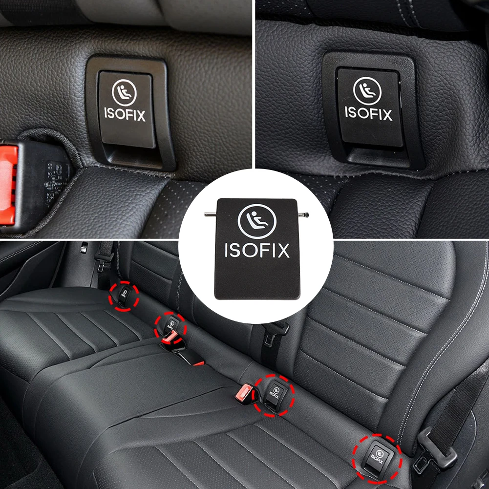 Car Seat ISOFIX Switch Cover 2059200806 Rear Child Safe for Mercedes C Class W253 2015-2021 Accessories