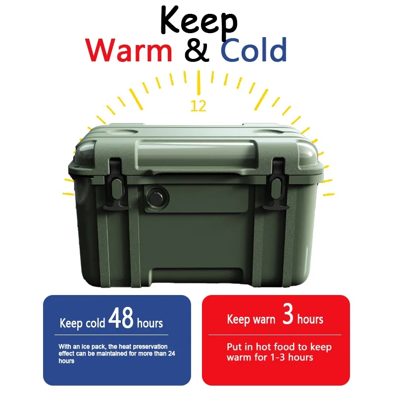 Портативный жесткий продукт для кемпинга 25 л холодильник пикника коробки на