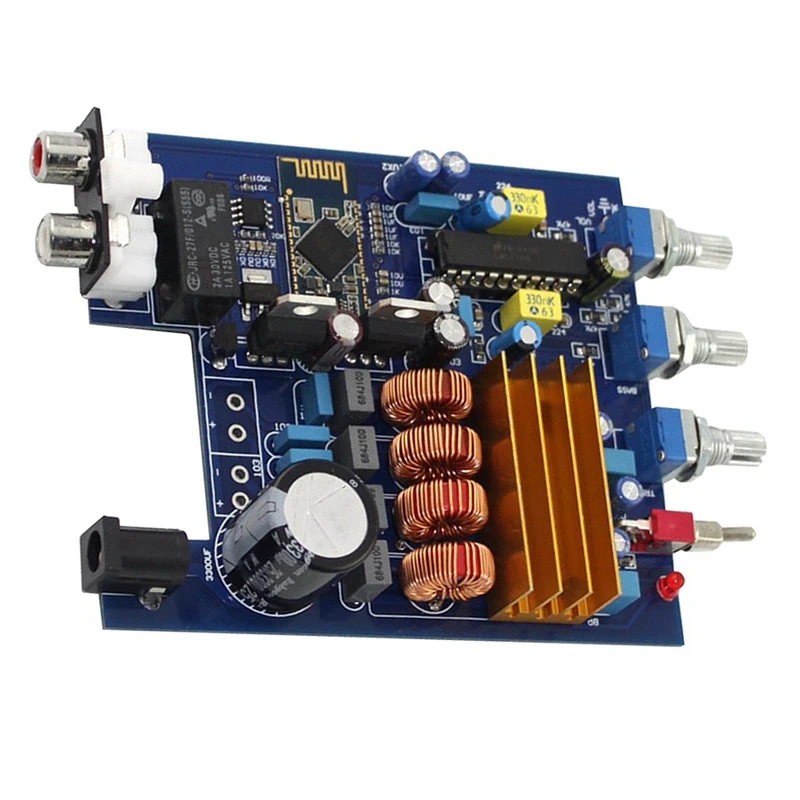 Усилитель мощности TPA3116 + LM1036 Плата усилителя Bluetooth 2.0 класса D 2X50 Вт