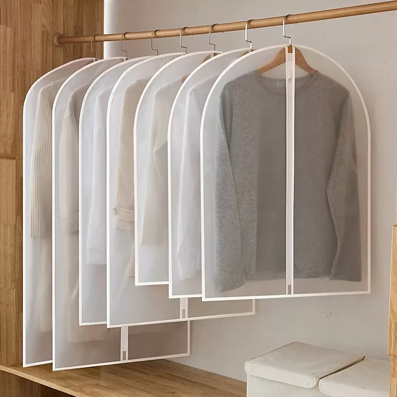 

Hanging Dust cover wedding Dress Cover Suit Coat Storage Bag Garment bags Organizer Wardrobe Hanging Clothing Organizers
