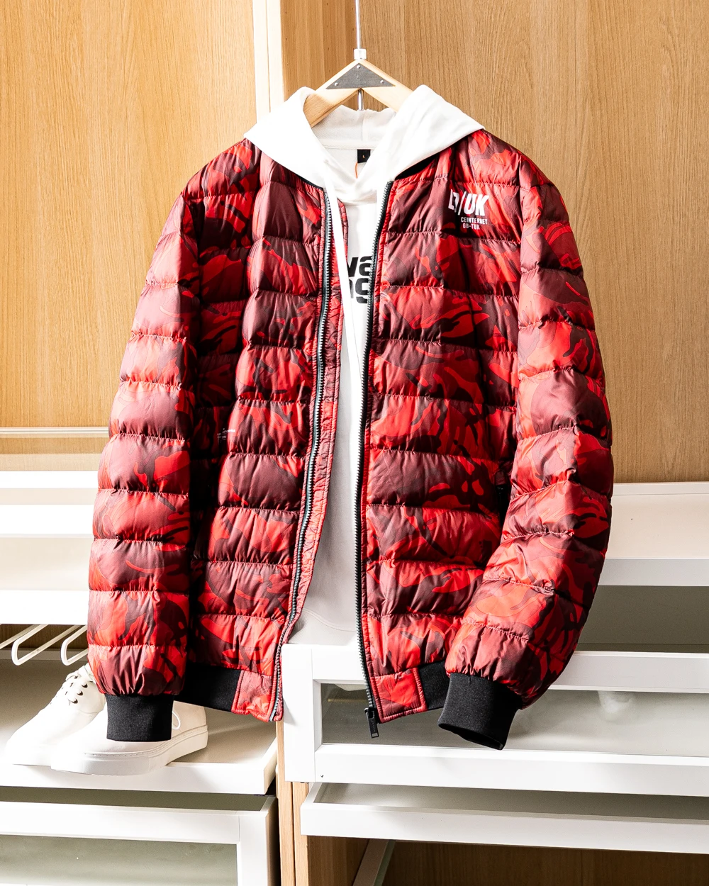 Clearance Men Duck Down Overcoat Winter Parka for Male Short Jacket with Camouflage Printed Outerwear Clothing 3XL