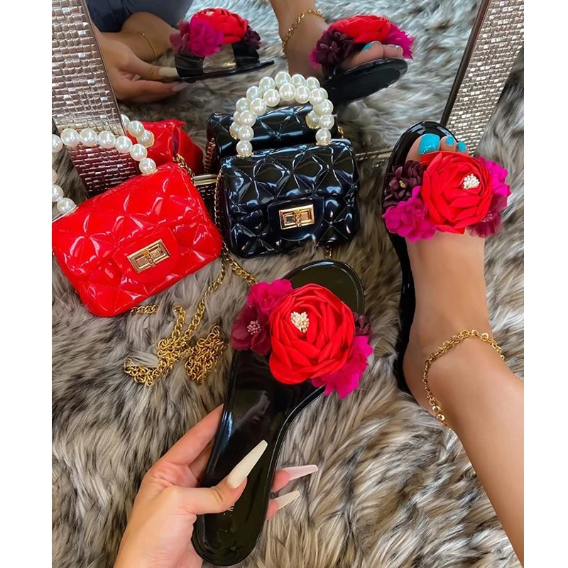 

Летние сумки 2021, мини-сумка-желе, пакет с губной помадой и жемчужной пряжкой, однотонная женская сумка, портативная модная