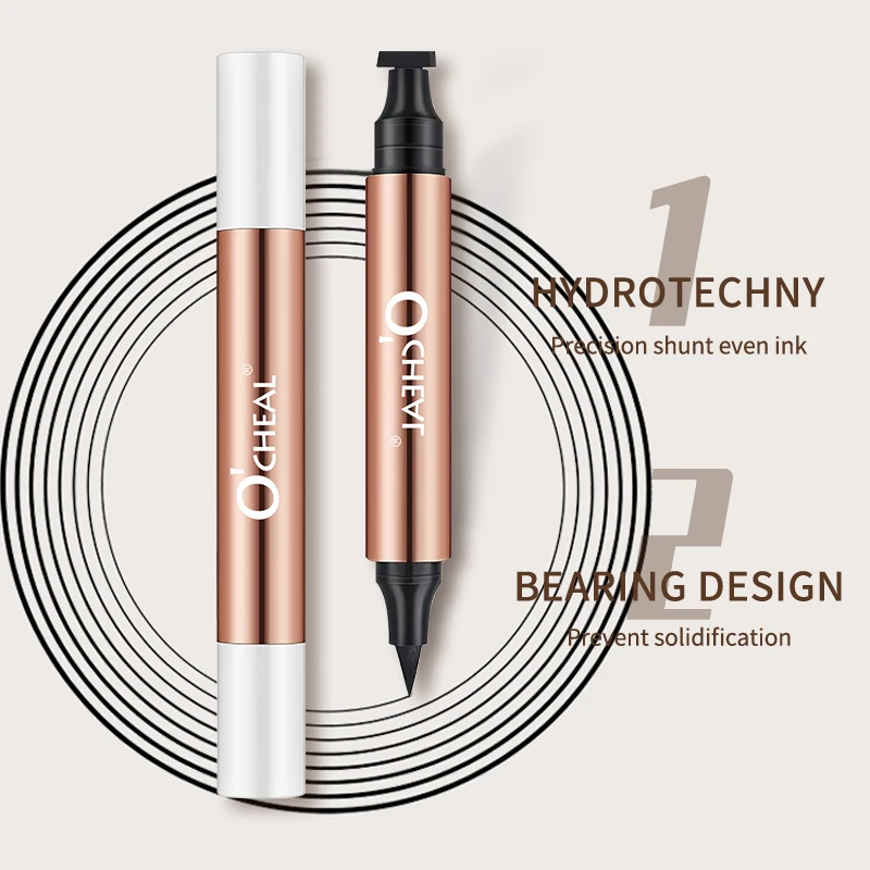 Eye Liner Pen Safe Natural Extract Persistent Effect Seal Stamp Liquid Eyeliner Pencil for Makeup Eyeliner Pen