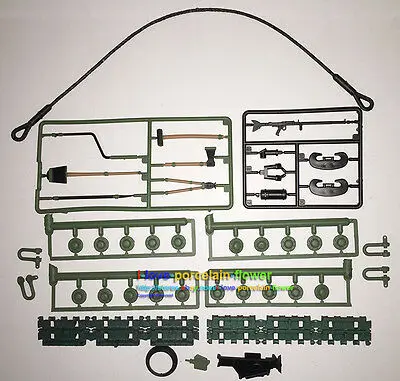 Декоративный пластиковый мешок для деталей для Henglong масштаб 1/16, JadpanTHer RC Tank 3869, модель игрушки, запасные части