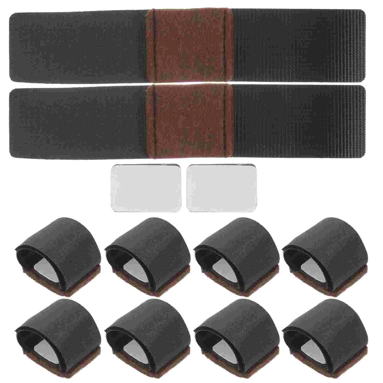 

10pcs Furniture Pads with Hook and Loop Chair Feet Covers Hardwood Floor Protectors