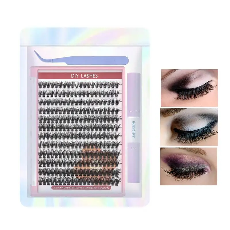 

DIY Lash Extension Kit 40D Volumizing Eyelash Extensions Natural Looking Daily Everyday Eyelash Accessories For Gathering