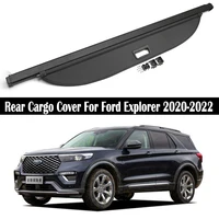 Car Rear Cargo Cover For Ford Explorer 2020-2022 privacy Trunk Screen Security Shield shade Auto Accessories
