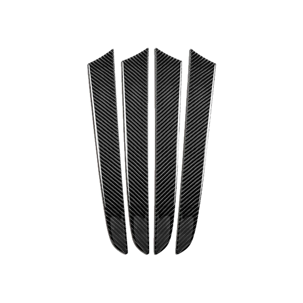 

4 Pcs Carbon Fiber Door Handle Panel Cover Trim Interior Decor Replacement for Q5 R8 2010-2018/SQ5 R8 2013-2017